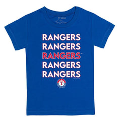 Royal Texas Rangers Tiny Turnip Youth Stacked T-Shirt