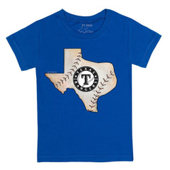 Royal Texas Rangers Tiny Turnip Youth State Outline T-Shirt