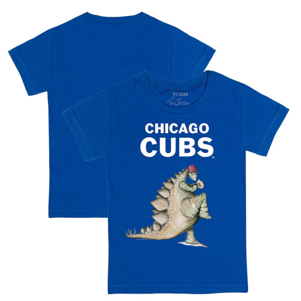 Royal Chicago Cubs Tiny Turnip Youth Stega T-Shirt
