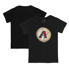Black Arizona Diamondbacks Tiny Turnip Youth Stitched Baseball T-Shirt