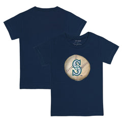 Navy Seattle Mariners Tiny Turnip Youth Stitched Baseball T-Shirt