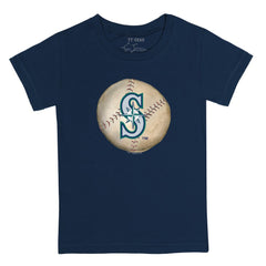 Navy Seattle Mariners Tiny Turnip Youth Stitched Baseball T-Shirt