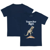 Navy Tampa Bay Rays Tiny Turnip Youth TT Rex T-Shirt