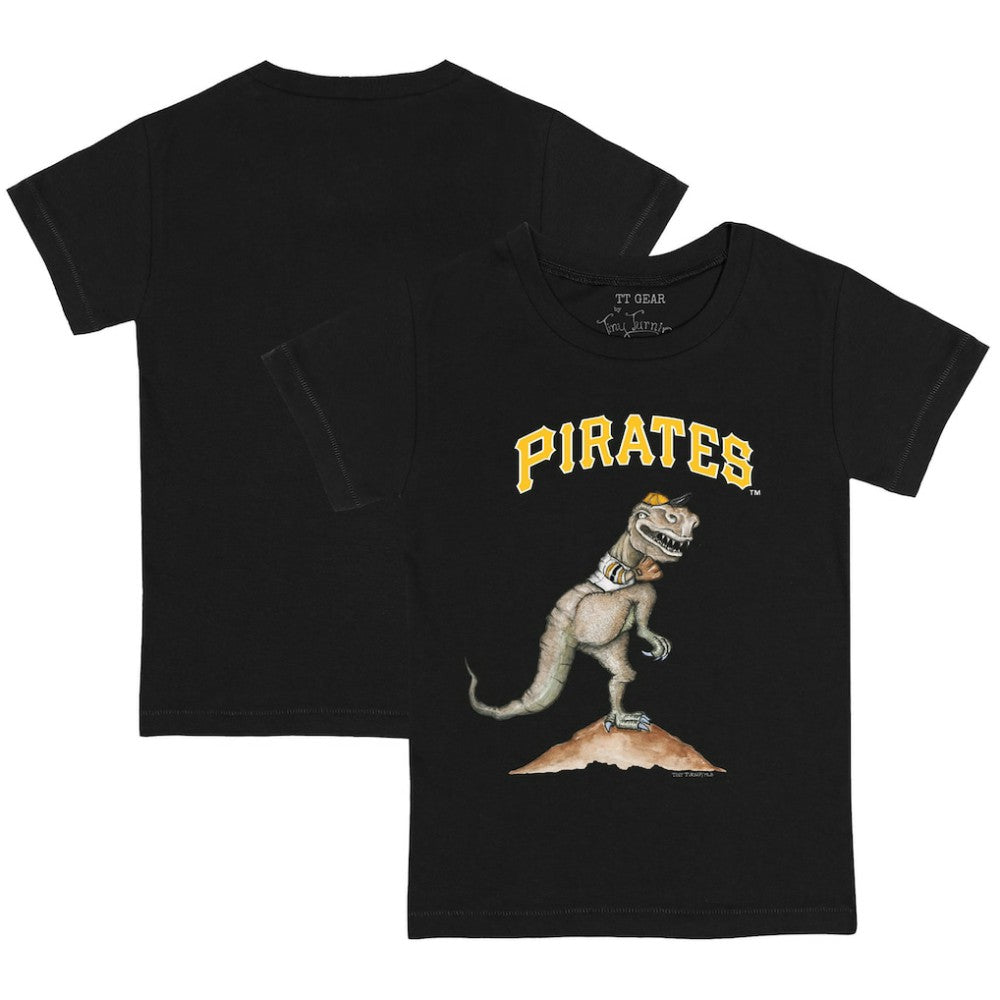 Black Pittsburgh Pirates Tiny Turnip Youth TT Rex T-Shirt