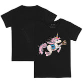 Black Miami Marlins Tiny Turnip Youth Unicorn T-Shirt