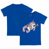 Royal Kansas City Royals Tiny Turnip Youth Unicorn T-Shirt