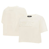 Chicago Bulls Pro Standard Women's Neutral Boxy Crop T-Shirt sale