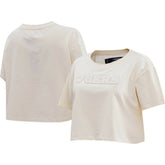 Philadelphia 76ers Pro Standard Women's Neutral Boxy Crop T-Shirt