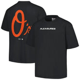 Black Baltimore Orioles PLEASURES Ballpark T-Shirt