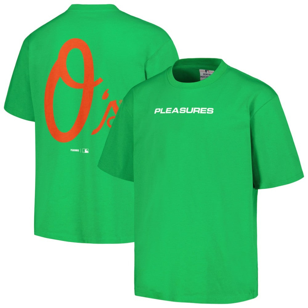 Green Baltimore Orioles PLEASURES Ballpark T-Shirt