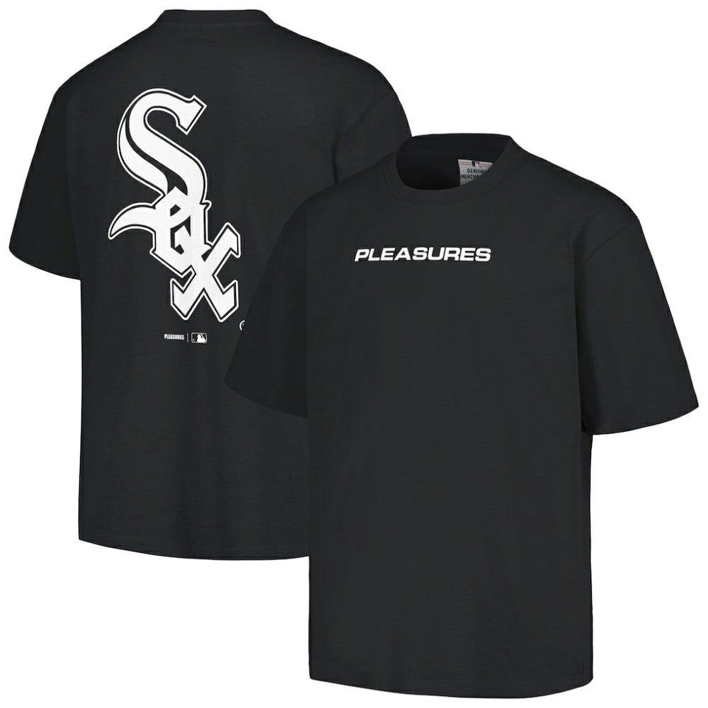 Black Chicago White Sox PLEASURES Ballpark T-Shirt