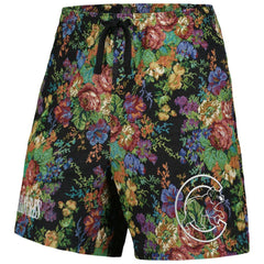 Black Chicago Cubs PLEASURES Floral Shorts