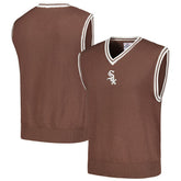 Brown Chicago White Sox PLEASURES Knit V-Neck Pullover Sweater Vest