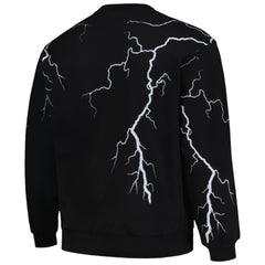 Black Chicago White Sox PLEASURES Lightning Crewneck Pullover Sweatshirt