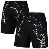 Black Boston Red Sox PLEASURES Lightning Shorts
