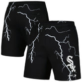 Black Chicago White Sox PLEASURES Lightning Shorts