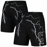 Black Cleveland Guardians PLEASURES Lightning Shorts