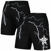 Black Houston Astros PLEASURES Lightning Shorts