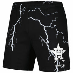 Black Houston Astros PLEASURES Lightning Shorts