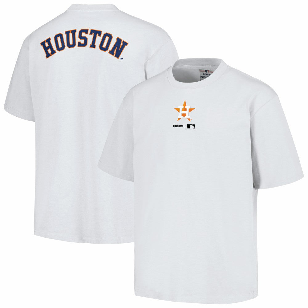 White Houston Astros PLEASURES Mascot T-Shirt