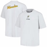 White Milwaukee Brewers PLEASURES Mascot T-Shirt