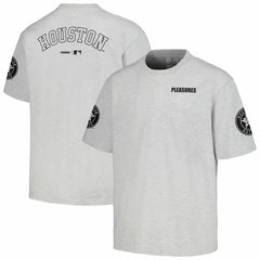 Gray Houston Astros PLEASURES Team T-Shirt