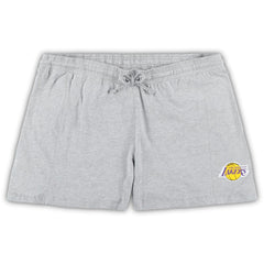 Fanatics Los Angeles Lakers Women's Plus Size T-Shirt & Shorts Combo Set