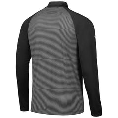 Black Chicago White Sox Levelwear Charter Striped Raglan Quarter-Zip Top
