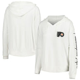 NHL Philadelphia Flyers Concepts Sport Women's Accord Hacci Long Sleeve Hoodie Top
