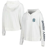NHL Seattle Kraken Concepts Sport Women's Accord Hacci Long Sleeve Hoodie Top