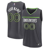 Fanatics Minnesota Timberwolves Youth Custom Fast Break Jersey