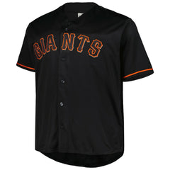 Black San Francisco Giants Big & Tall Pop Fashion Jersey