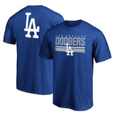 Royal Los Angeles Dodgers End Game Team Wordmark T-Shirt