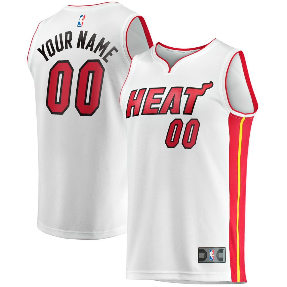 Fanatics Miami Heat Fast Break Custom Replica Jersey