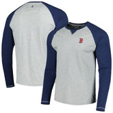 Navy/Heather Gray Boston Red Sox johnnie-O Alsen Raglan Long Sleeve T-Shirt