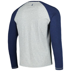 Navy/Heather Gray Boston Red Sox johnnie-O Alsen Raglan Long Sleeve T-Shirt