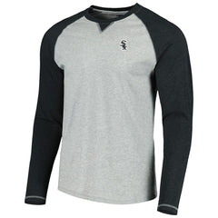Charcoal/Heather Gray Chicago White Sox johnnie-O Alsen Raglan Long Sleeve T-Shirt