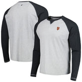 Charcoal/Heather Gray San Francisco Giants johnnie-O Alsen Raglan Long Sleeve T-Shirt