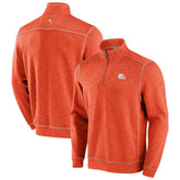 Tobago Bay Tri-Blend Half-Zip Sweatshirt - Cleveland Browns Sweatshirts