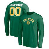 Green Athletics Personalized Cooperstown Collection Winning Streak Long Sleeve T-Shirt