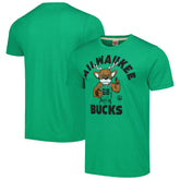Milwaukee Bucks Homage Unisex Team Mascot Tri-Blend T-Shirt