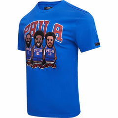 Joel Embiid, Tobias Harris, James Harden Philadelphia 76ers Pro Standard Multi Lineup T-Shirt