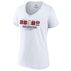 LeBron James Women's NBA All-Time Scoring Record Split Points V-Neck T-Shirt