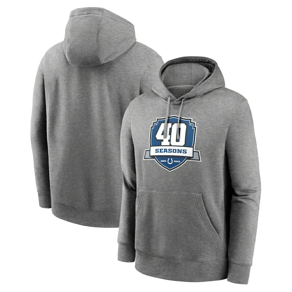 40th Anniversary Club Pullover Hoodie - Indianapolis Colts Hoodies