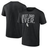 Black Chicago White Sox Best Dad Ever T-Shirt