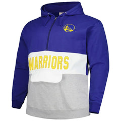 Fanatics Golden State Warriors Big & Tall Anorak Half-Zip Hoodie sale