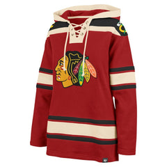 NHL Chicago Blackhawks '47 Women's Superior Lacer Pullover Hoodie