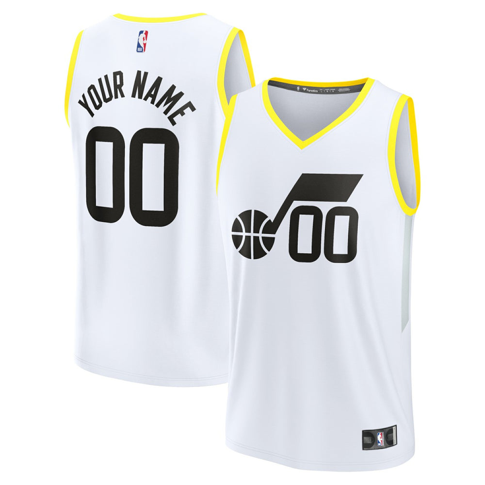 Fanatics Utah Jazz Youth Fast Break Replica Custom Jersey