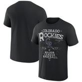 Black Colorado Rockies Darius Rucker Collection by Fanatics Beach Splatter T-Shirt