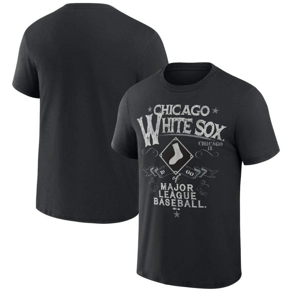 Black Chicago White Sox Darius Rucker Collection by Fanatics Beach Splatter T-Shirt